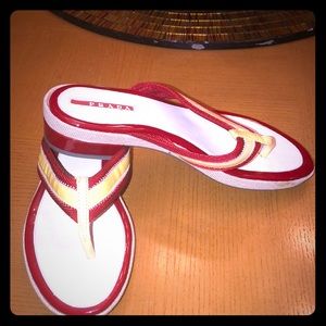 Authentic Prada flip flops!